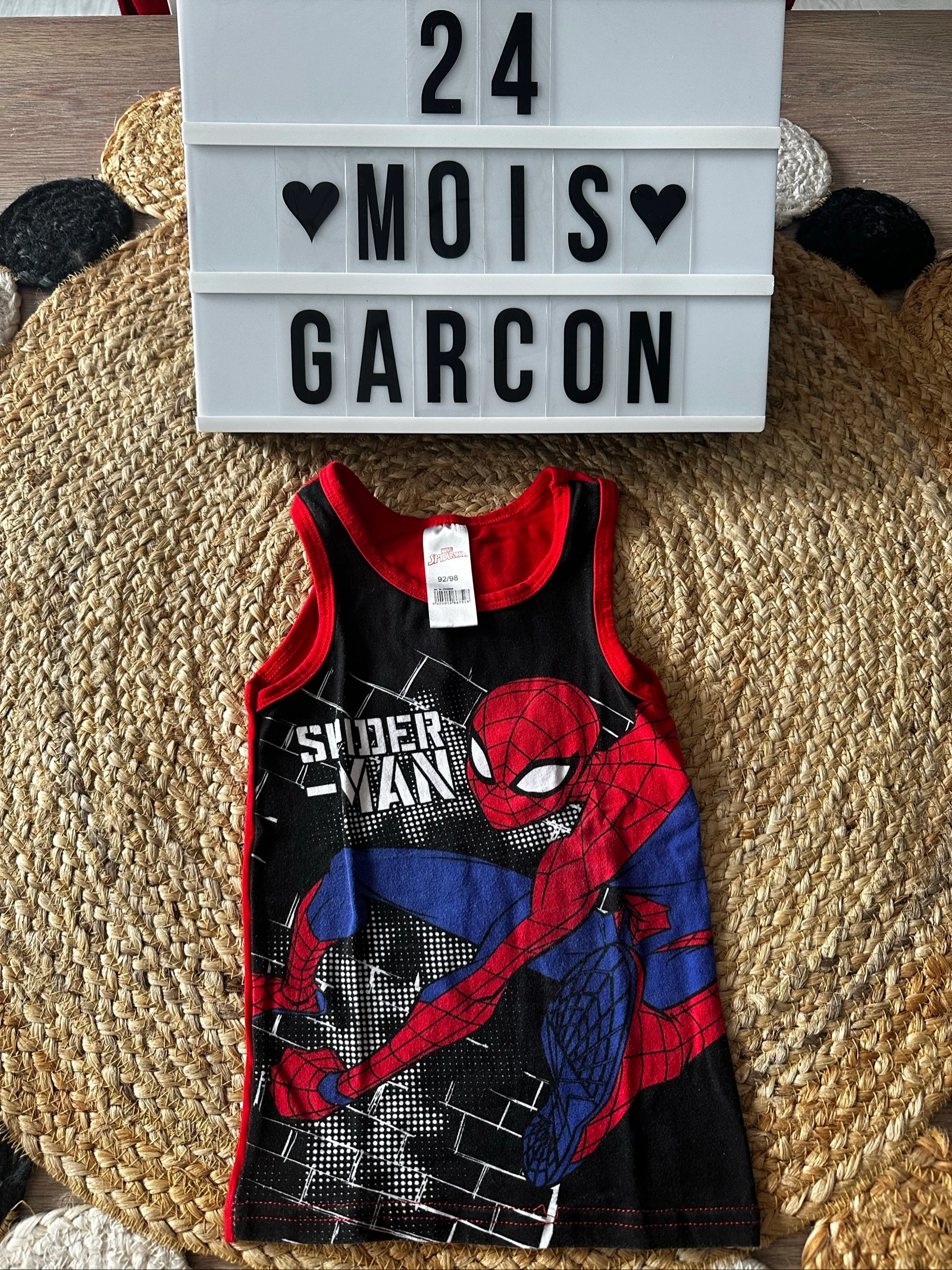 Marcel Spider Man 24/36 mois (92/98cm)